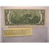 Image 2 : 1976 $2 Note w/Us Post Office Cancellation Stamp, April 3, 1976  the first Day of Issue