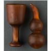 Image 1 : Charming Pair of Chinese Horn Carved Miniature Cup