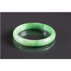 Chinese Emerald Green Jadeite Bangle