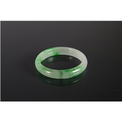 Translucent Chinese Emerald Green Jadeite Bangle