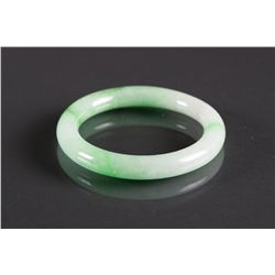 Fine Chinese Emerald Green Jadeite Bangle