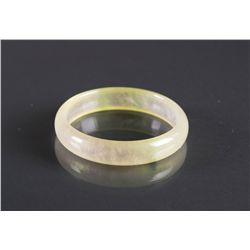 Fine Chinese Grade A Jadeite Bangle Certified