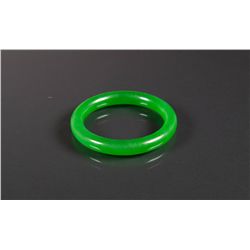 Chinese Emerald Green Jadeite Bangle