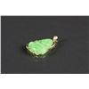 Image 1 : Chinese Fine Green Jadeite Buddha with 18K Pendant