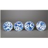 Image 2 : Set of Four Chinese Porcelain Stem Cups Kangxi