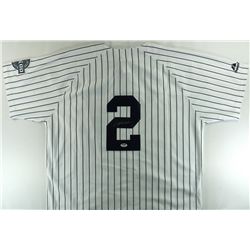 Derek Jeter Signed Yankees Jersey with 3,000 Hit Patch (PSA LOA)