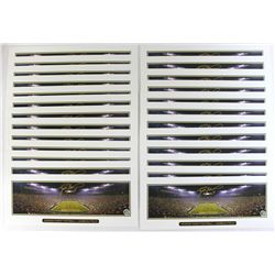 Lot of (25) Brett Favre Signed Packers Lambeau Field "Monday Night Football" 7x18 Photos (Favre COA)