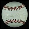 Image 1 : Mickey Mantle Signed OAL Baseball (JSA LOA)