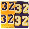 Image 2 : Lot of (8) Magic Johnson Signed Jerseys With Lakers Stat, Michigan State & Team USA (PSA COA)