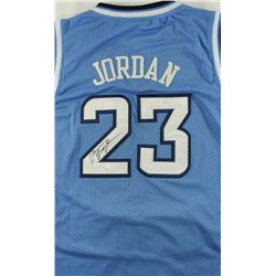 Michael Jordan Signed North Carolina Jersey (JSA LOA)