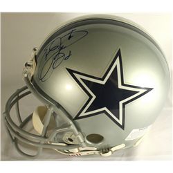 Emmitt Smith Signed Cowboys Full-Size Proline Helmet (Score Board COA)