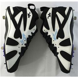 Pair of (2) Ken Griffey Jr Signed Nike Game Model Cleats (JSA COA)