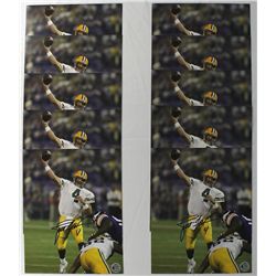 Lot of (10) Brett Favre Signed Packers 8x10 Photos (Favre COA)