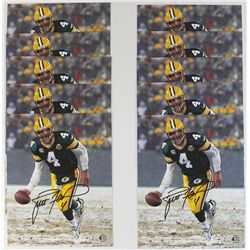 Lot of (10) Brett Favre Signed Packers 8x10 Photos (Favre COA)