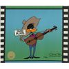 Image 1 : Chuck Jones Signed Warner Bros. "Sound Please" Daffy Duck Limited Edition Hand-Painted Animation Cel