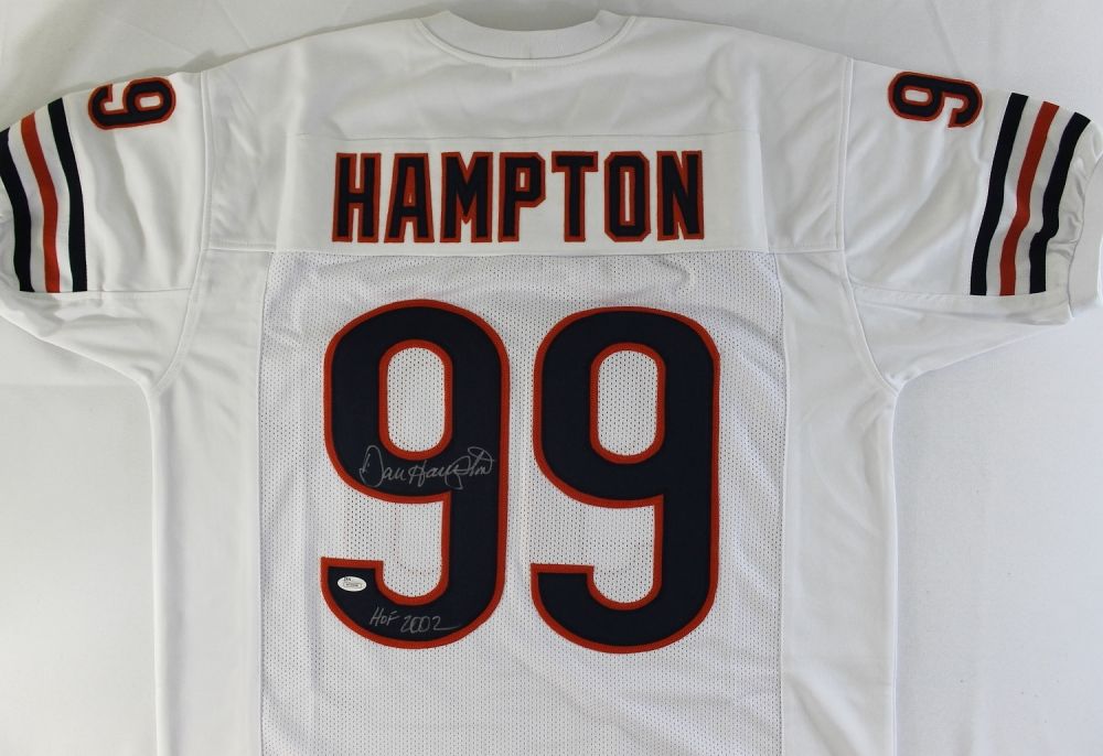 dan hampton signed jersey