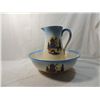 Image 1 : ENGLISH ANTIQUE WASH PITCHER AND BOWL