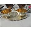 Image 3 : LOT 6 ASSORTED METAL SERVING PIECES
