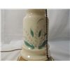 Image 2 : PORCELAIN LAMP WITH SHADE