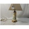 Image 3 : PORCELAIN LAMP WITH SHADE