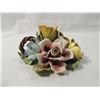 Image 2 : CAPO DE MONTE ITALY FLOWER BUNCH CANDLE HOLDER