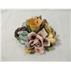 Image 3 : CAPO DE MONTE ITALY FLOWER BUNCH CANDLE HOLDER