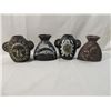 Image 1 : 4 SMALL TERRACOTTA STYLE POTS VASES