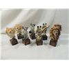 Image 2 : LOT 8 ASSORTED SAFARI ANIMAL BUST