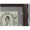 Image 3 : 1890 GERMAN FRAMED DRAWING GIRL