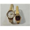 Image 1 : LOT 2 VINTAGE GOLD TONE LADIES WATCHES