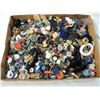 Image 1 : BOX LOT ASSORTED SEWING BUTTONS