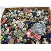 Image 1 : BOX LOT ASSORTED SEWING BUTTONS