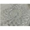 Image 2 : LOT 10 THICK TEXTURED GLASS VASE, PLATES, DISH,