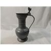 Image 2 : LOT 4 PEWTER PITCHERS VARIOUS SIZES