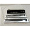 Image 1 : LOT 3 SILVERTONE BEAD BRACELET