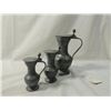 Image 1 : LOT 3 PEWTER PITCHERS