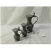 Image 2 : LOT 3 PEWTER PITCHERS