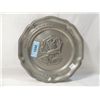 Image 1 : DUTCH GOLDEN JUBILEE PEWTER PLATE ROSE