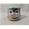 Image 1 : HEFTONS CAT FACE SMALL PLANTER