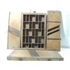 Image 1 : LOT 4 ANTIQUE SLICERS AND TYPE SET DRAWER