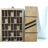 Image 3 : LOT 4 ANTIQUE SLICERS AND TYPE SET DRAWER