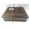 Image 1 : VINTAGE WOODEN JEWELRY BOX