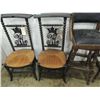 Image 1 : EBONISED OAK PRAYER CHAIR FANCE