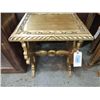 Image 1 : GILDED WOOD TABLE GOLD PAINTED CARVED TABLE