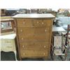 Image 1 : VINTAGE TALL QUATER SAWN OAK DRESSER