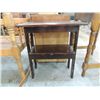 Image 1 : COLONIAL SIDE TABLE DARK VARISH
