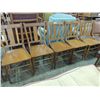 Image 1 : 5 OAK DINNING CHAIRS
