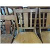 Image 2 : 5 OAK DINNING CHAIRS