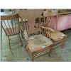 Image 1 : LARGE WOODEN ARM  CHAIR
