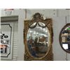 Image 1 : ELABORATE GOLD GILDED STYLE MIRROR